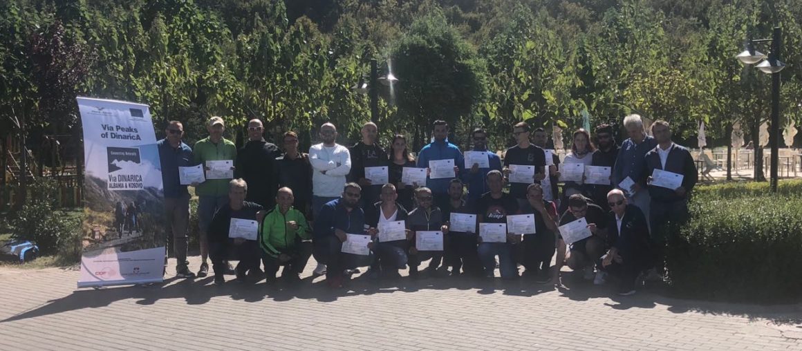 Guides of Mountain Biking in Kosovo and Albania get certified